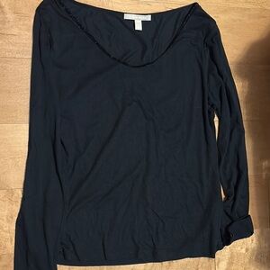 Banana Republic Glittery Scoop Neck Top